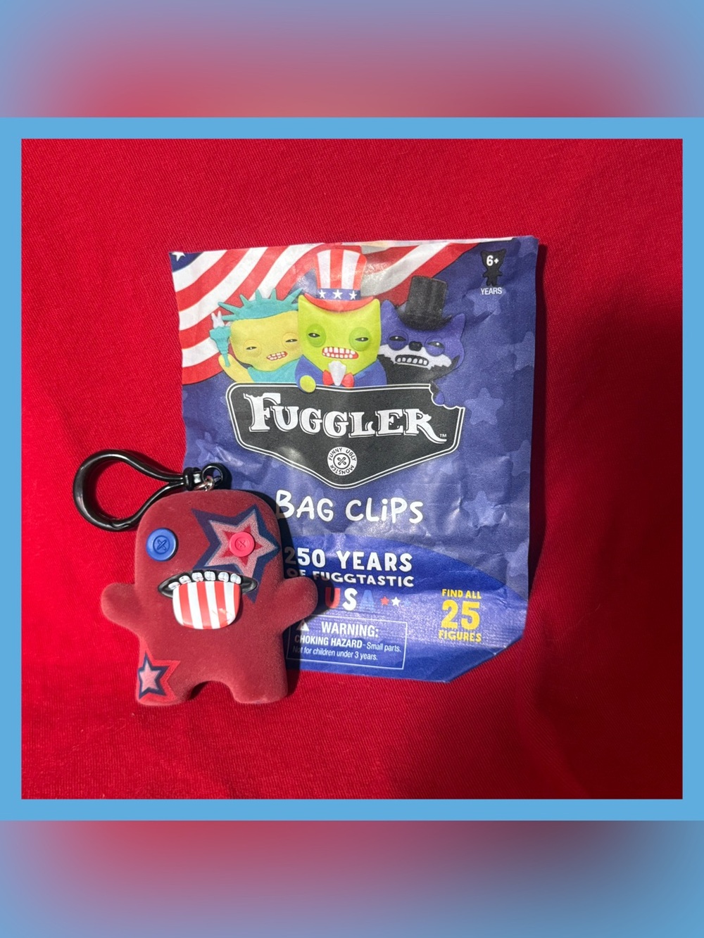 NEW QS 250 Years of Fuggtastic USA Keychain: RARE Biggest Fan